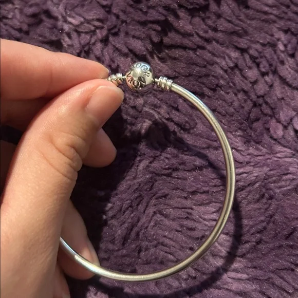 Pandora Sterling Silver Bangle Bracelet - Picture 3 of 5